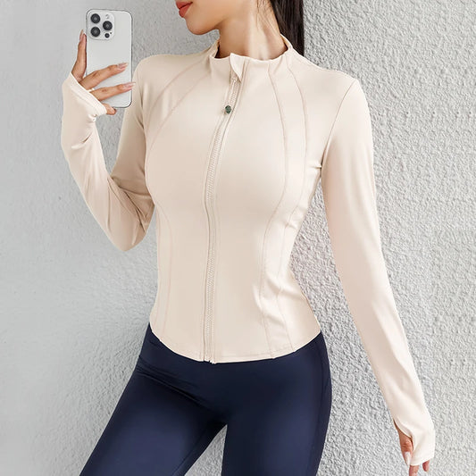 Chaqueta Deportiva Invierno Mujer con Cierre – Ideal para Running, Gym o Uso Diario