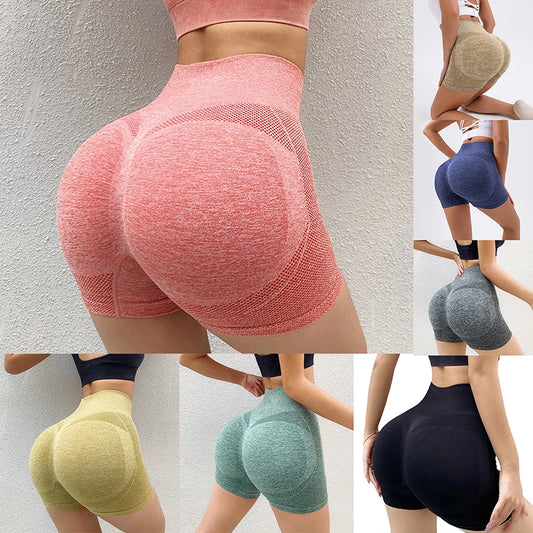 Short Deportivo Mujer Cintura Alta – Ideal para Running, Gym, Yoga o Fitness